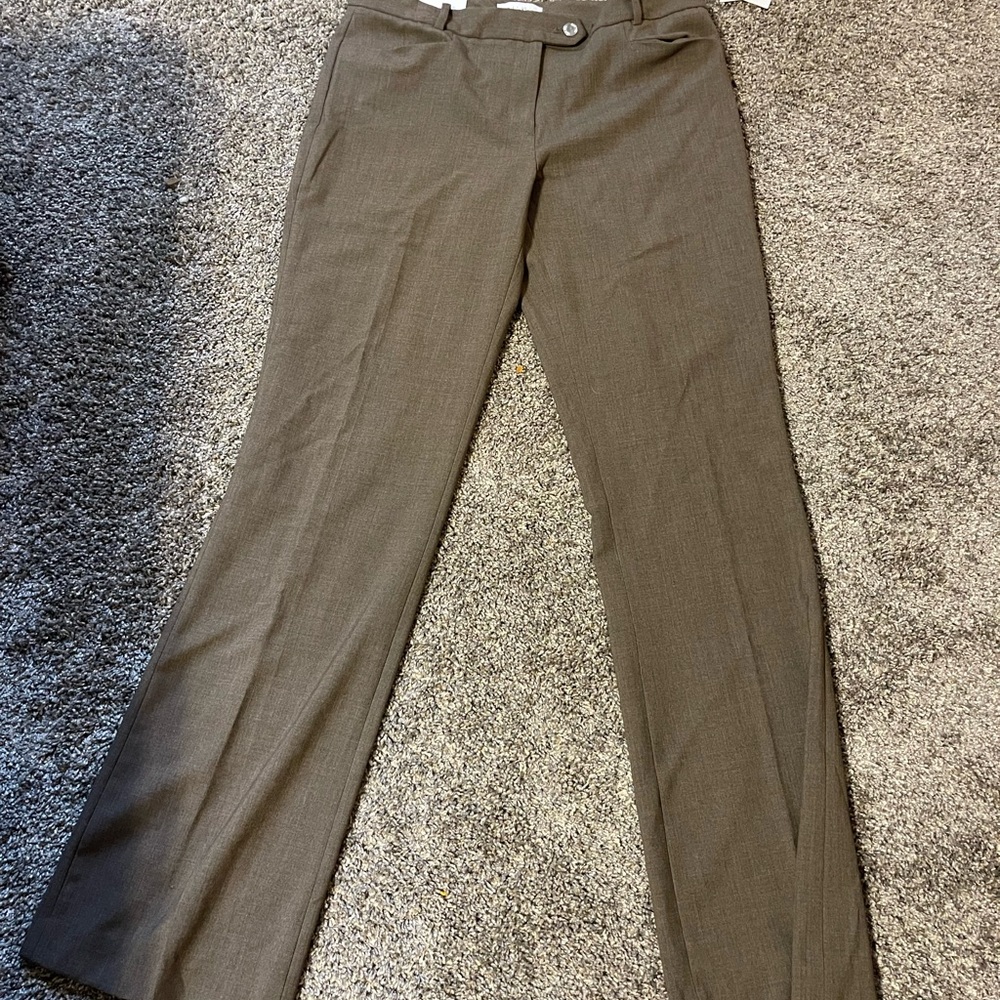 Calvin Klein brown dress slacks NWT Size 4 purchased for $89 selling for $60 obo